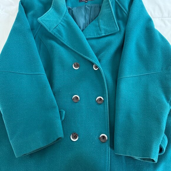 Evan Picone double-breasted winter coat size 2X - Picture 3 of 6